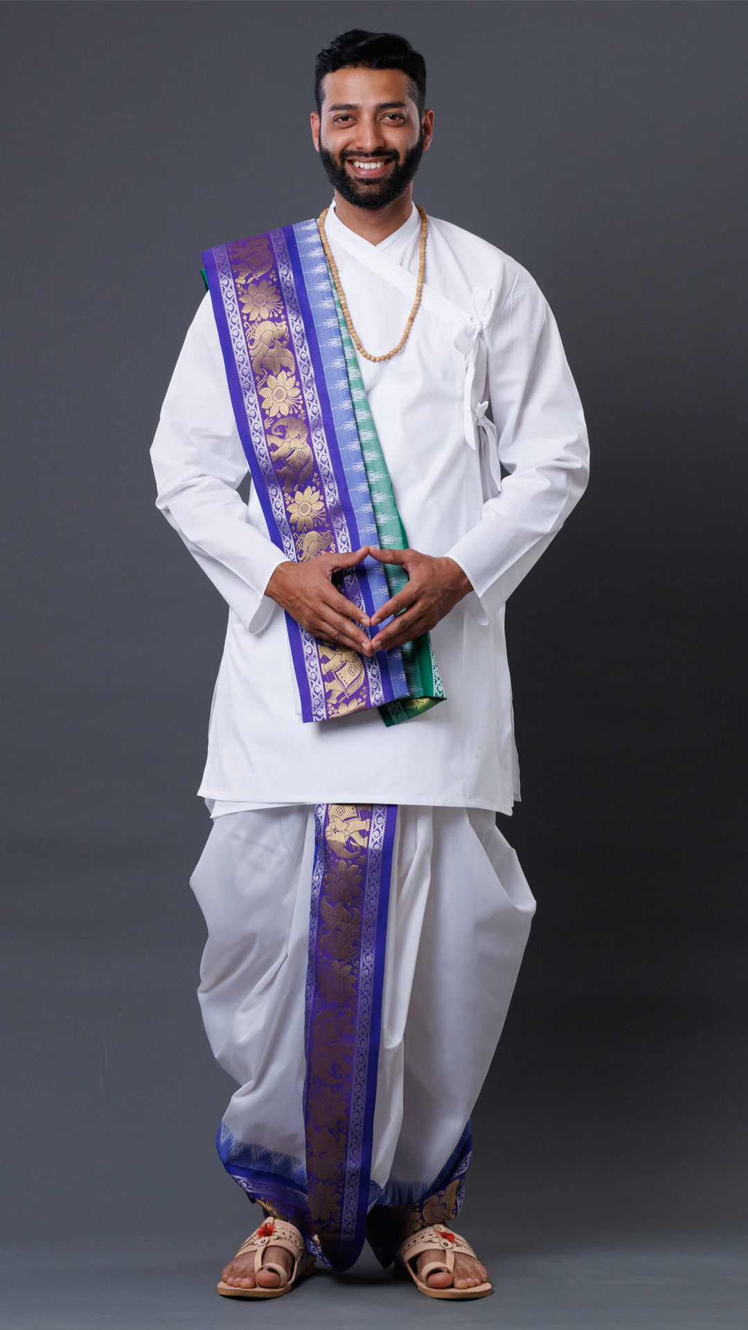 Big Bangalore Border Set Dhoti (10x6) ratnadeepdhoti