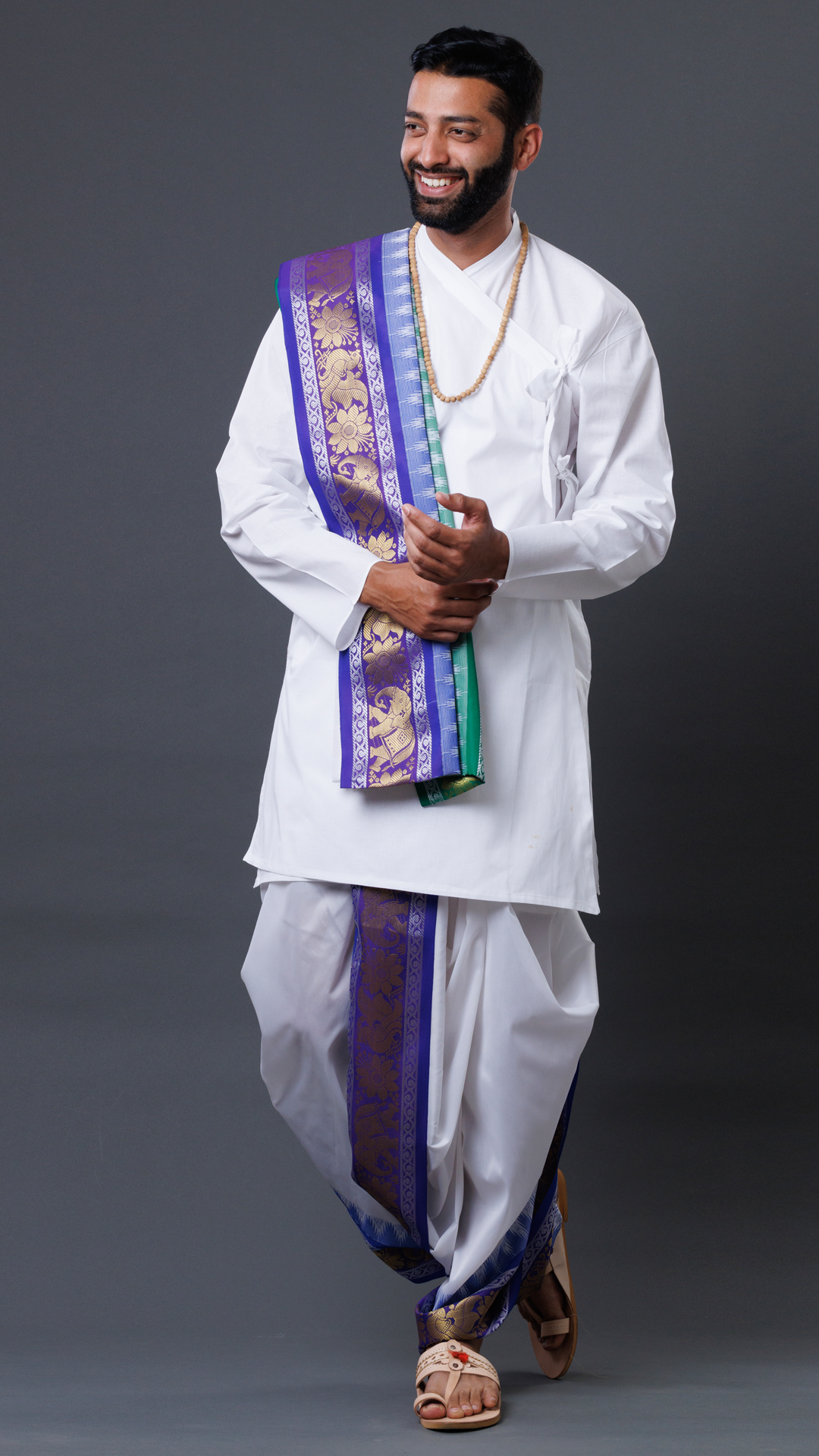 Big Bangalore Border Set Dhoti (10x6) ratnadeepdhoti