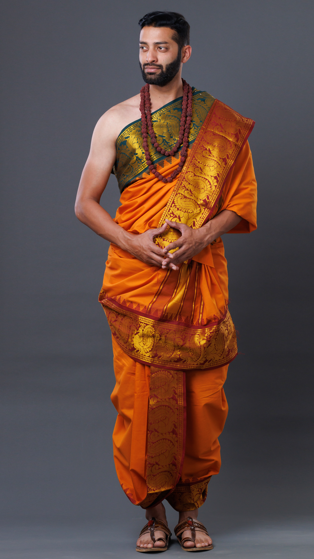 Jacquard Set Fire Cotton Dhoti ratnadeepdhoti