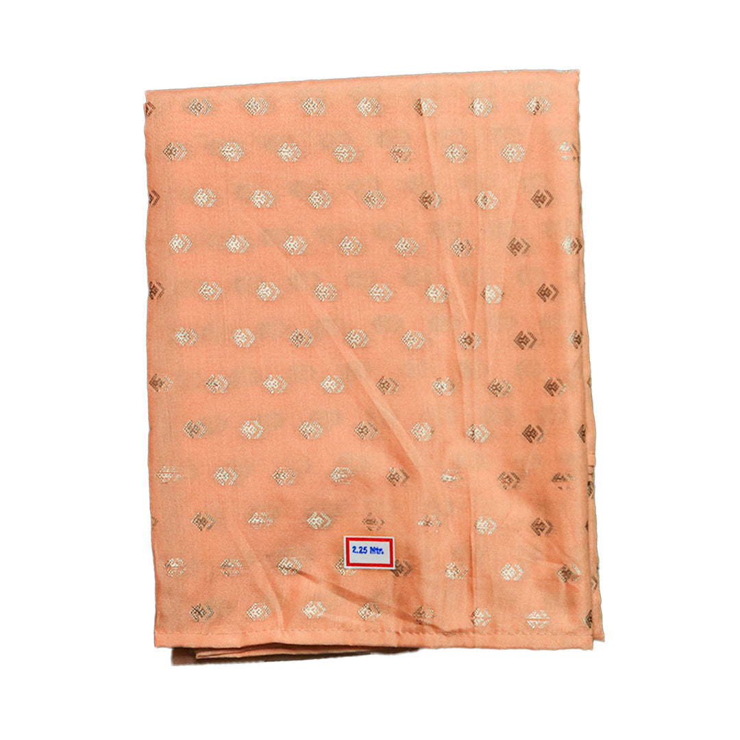 Orange Charm Designer Cotton Dhoti Set