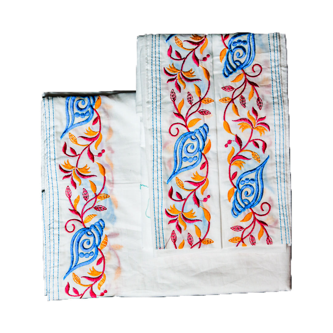 Designer Handwork Cotton Dhoti (10*6) Ratnadeep Dhoti