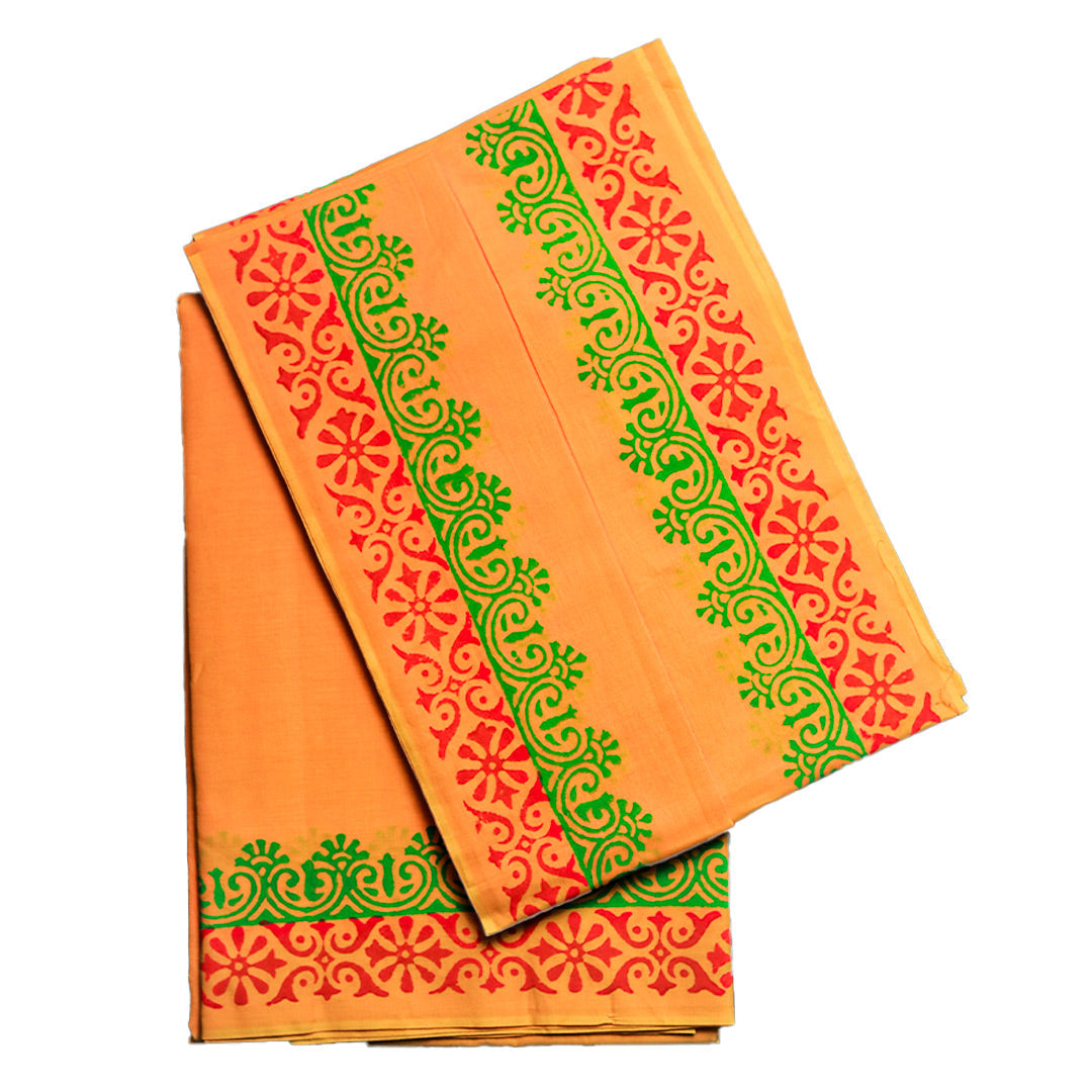 Stylish Printed Dhoti (10x6): Modern Patterns for Elegant Traditional Wear Ratnadeep Dhoti