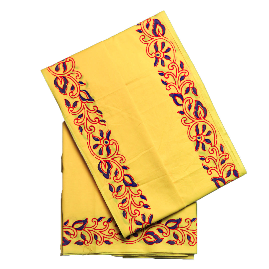 Stylish Printed Dhoti (10x6): Modern Patterns for Elegant Traditional Wear Ratnadeep Dhoti