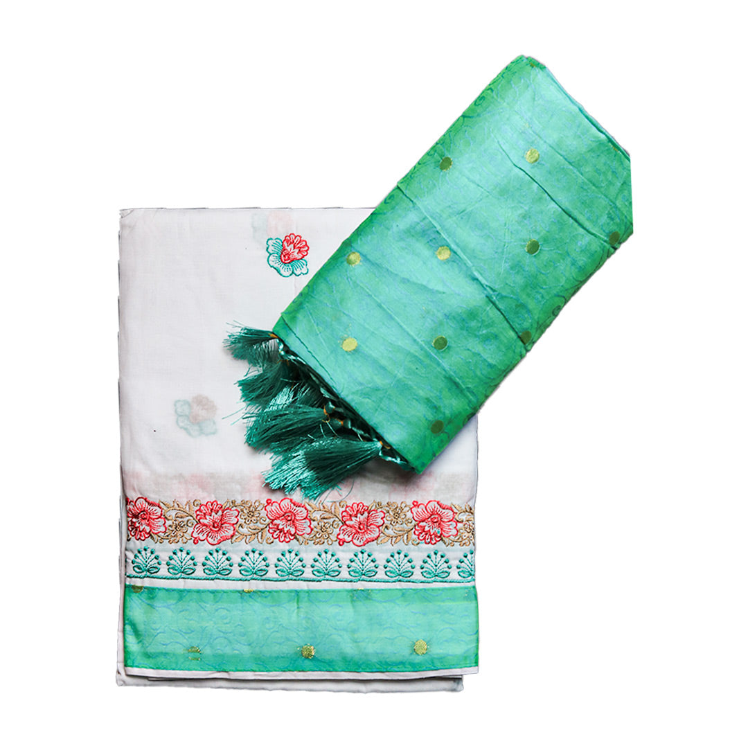 Abhishek Jod with White and Gray Color combinations (10x6) ratnadeepdhoti