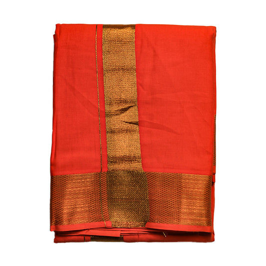 Golden Temple Dhoti (10x6): Graceful Attire for Traditional Occasions Ratnadeep Dhoti