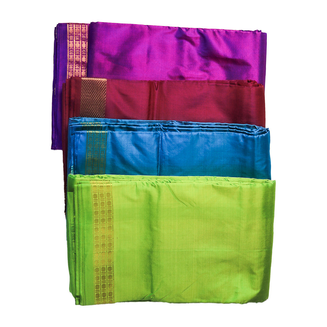 Pure Silk Dhoti (10x6): Blending Tradition with Elegance ratnadeepdhoti