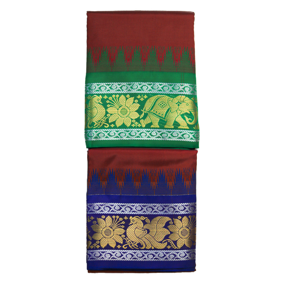 Big Bangalore Border Set Dhoti (10x6) ratnadeepdhoti
