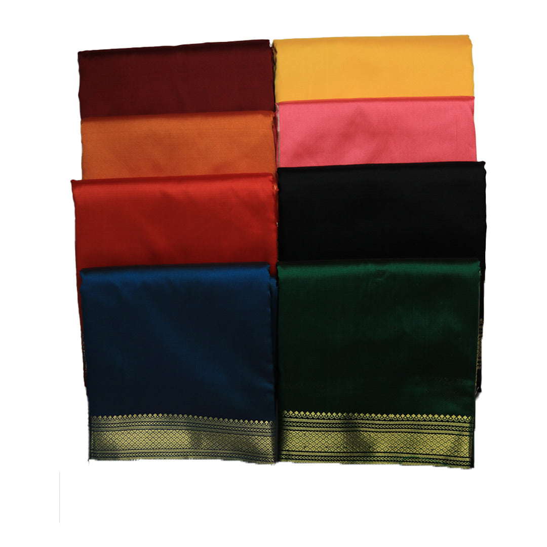 Silk Kasab Border Dhoti ratnadeepdhoti