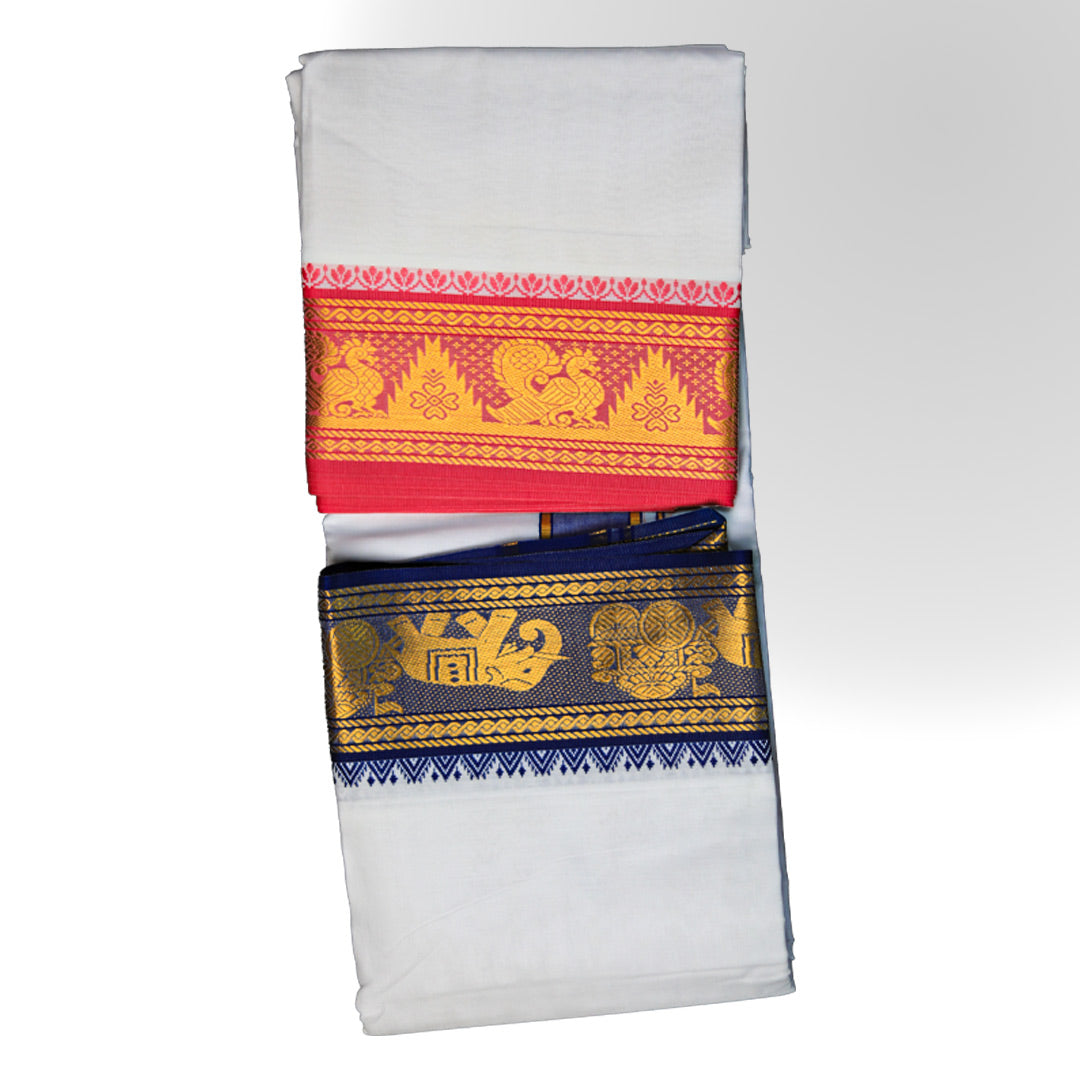 Sartiya Jogavar Cotton Dhoti Set (10*6) Ratnadeep Dhoti