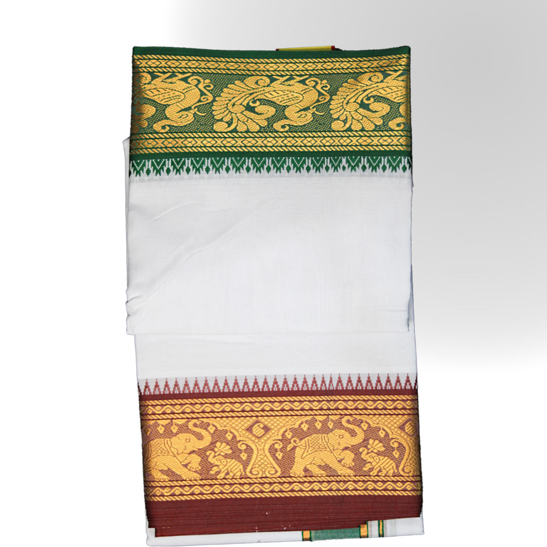 Sartiya Jogavar Set Cotton Dhoti(10*6) Ratnadeep Dhoti