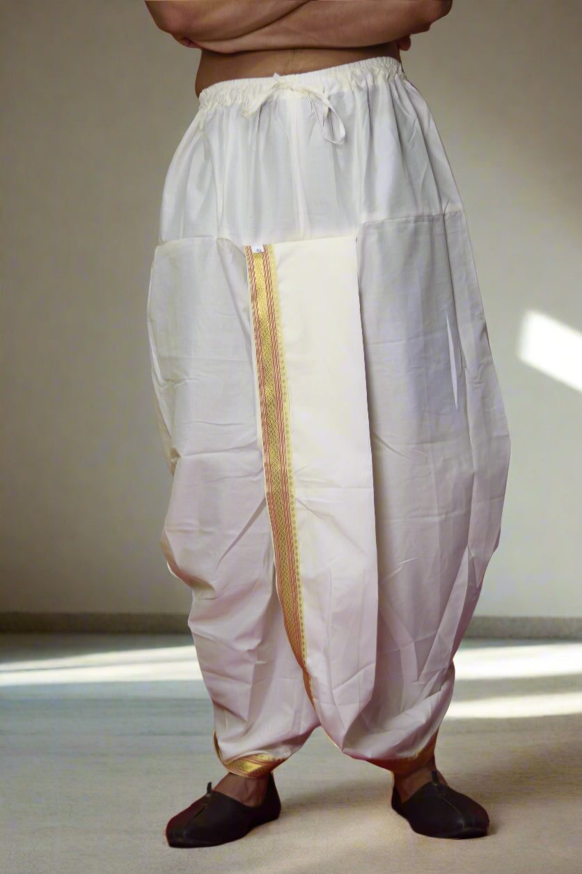 Readymade Elastic Dhoti – Comfortable, Stylish & Easy to Wear