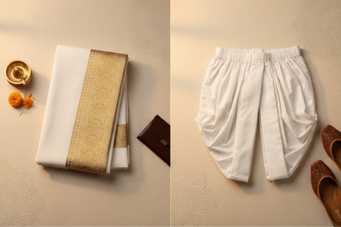 Dhoti vs Readymade Dhoti – Which One Is Easier to Wear? ratnadeepdhoti