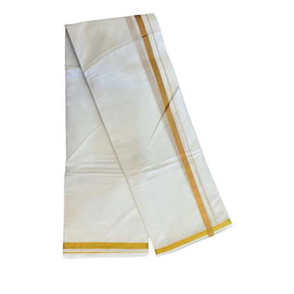 Golden Border Cotton Gamcha Towel ratnadeepdhoti