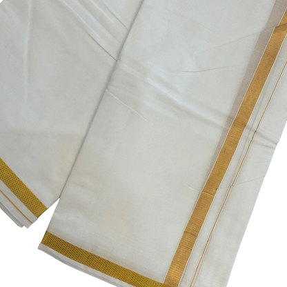 Golden Border Cotton Gamcha Towel ratnadeepdhoti