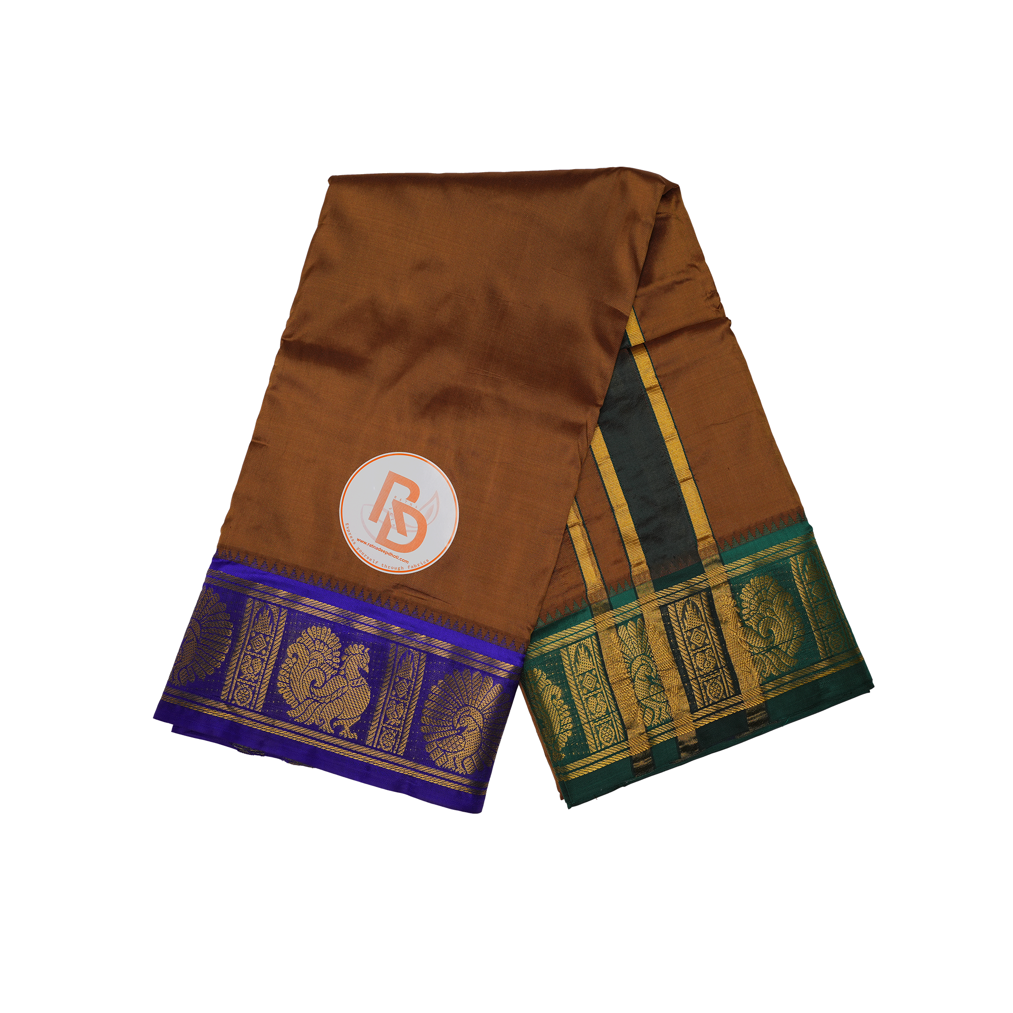 Vintage Royal Silk Dhoti (10x6) Set – Premium Handloom Collection Ratnadeep Dhoti