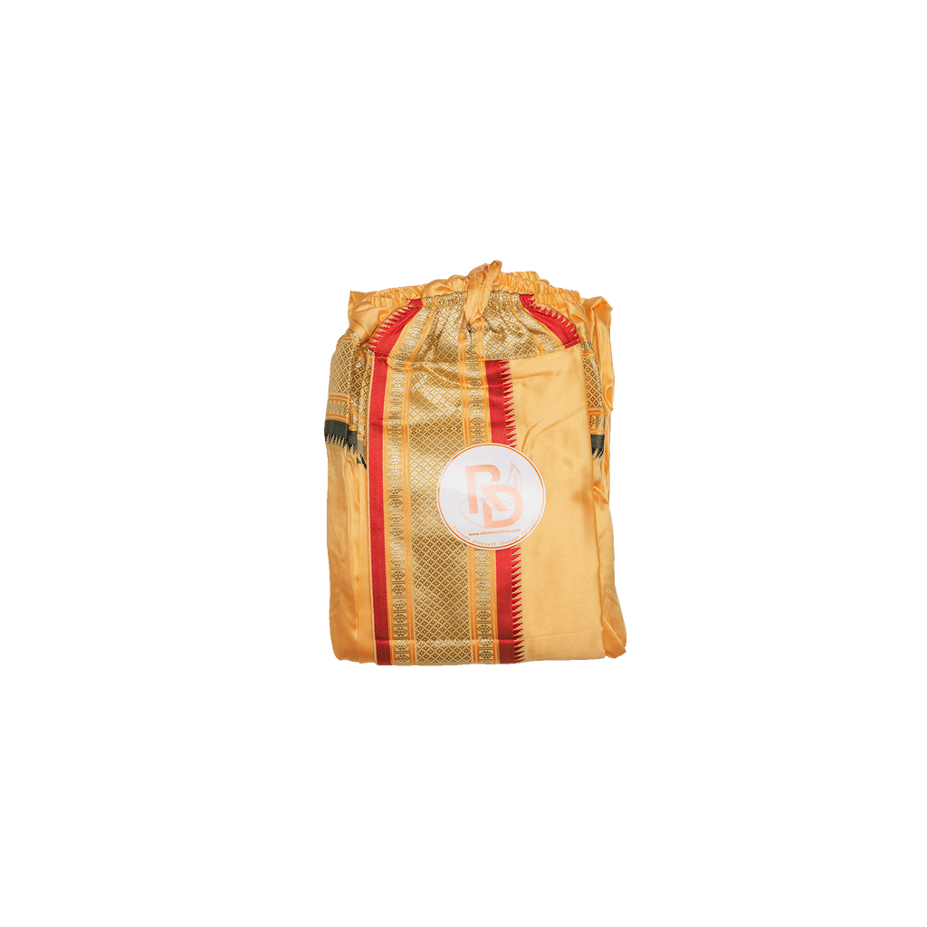 Ganga Jamuna Border Artificial Silk Readymade Dhoti for Men Ratnadeep Dhoti