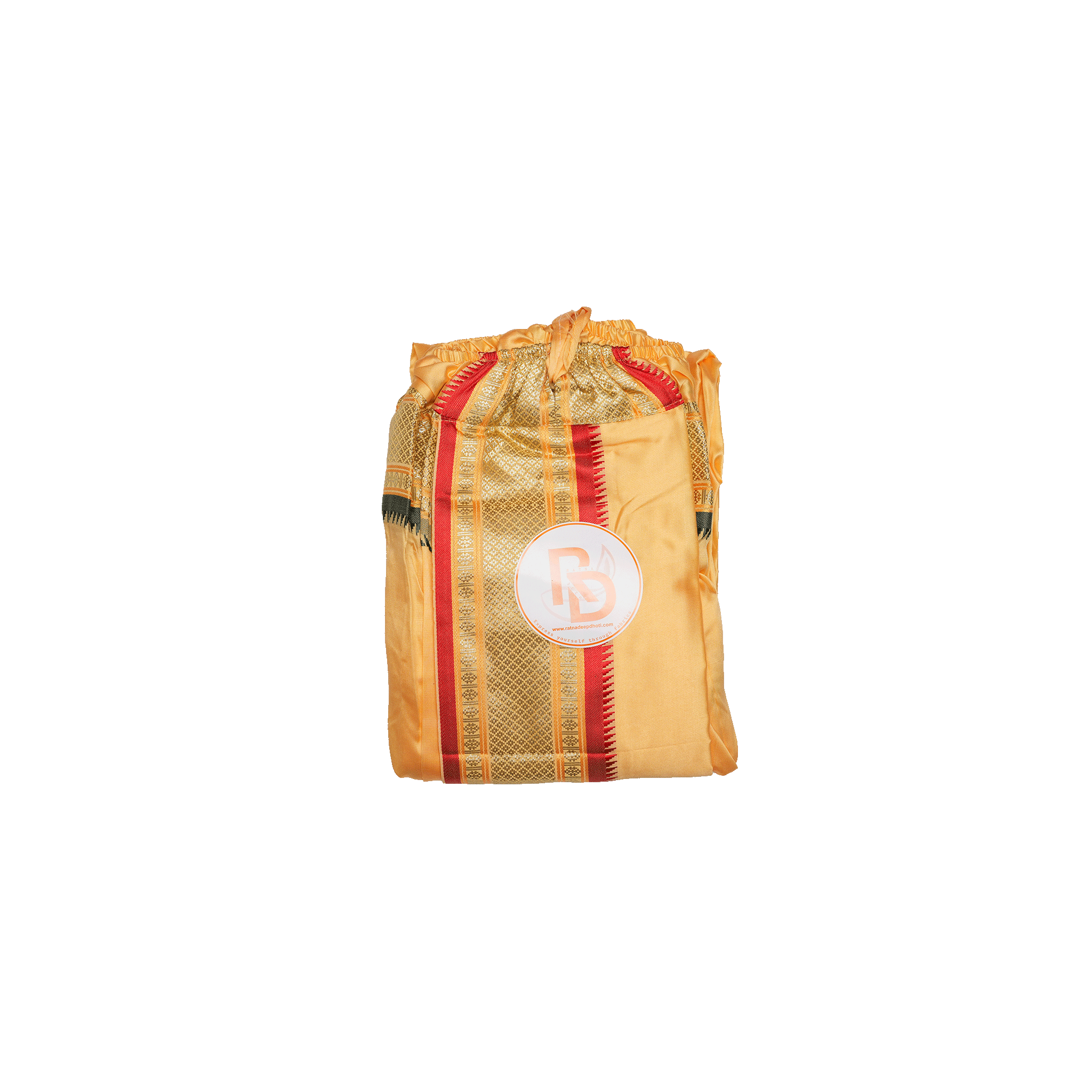 Ganga Jamuna Border Artificial Silk Readymade Dhoti for Men Ratnadeep Dhoti