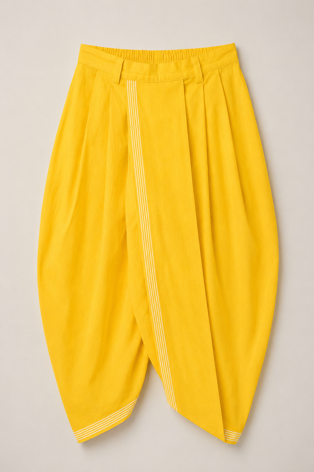 42 Size Readymade Yellow Dhoti