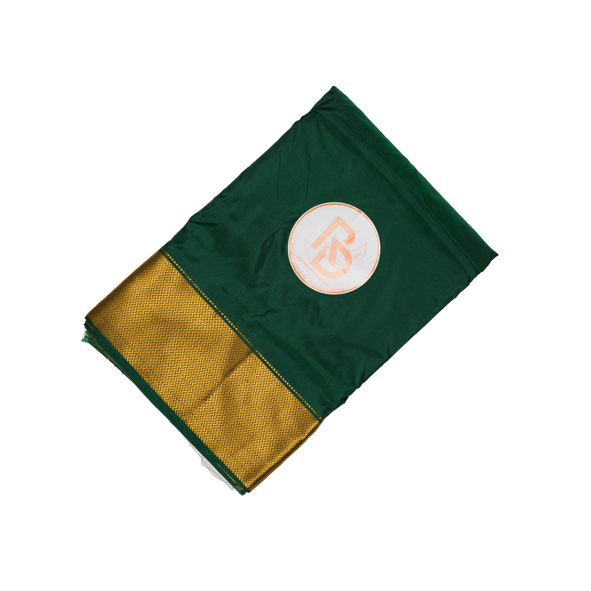Green Pure Silk Dhoti