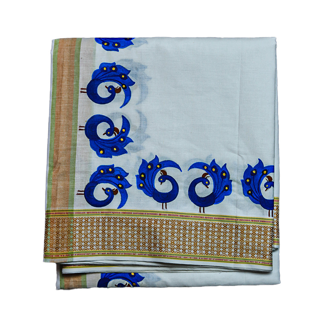 Handprint Dhoti with Uprana (10x6) Ratnadeep Dhoti