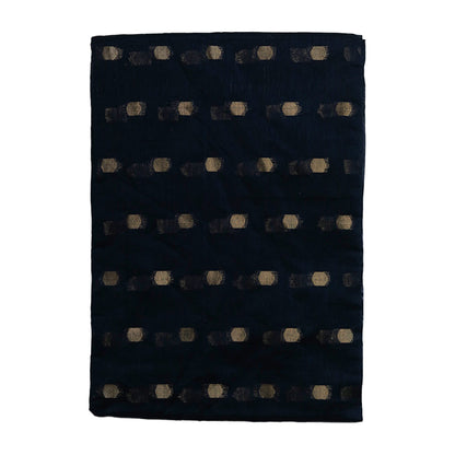 Linen Cotton Dhoti With Black Khesh And Dupatta (10x6) Ratnadeep Dhoti