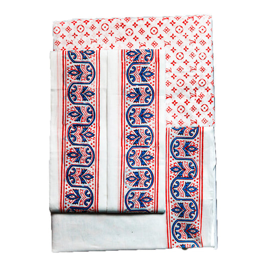 Cultural Cotton Dhoti: Diverse Prints Celebrating Tradition Ratnadeep Dhoti