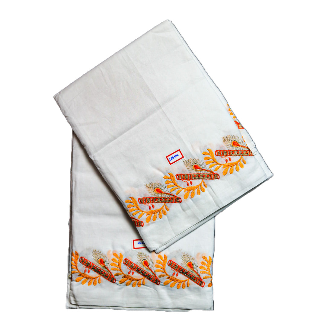 Flute Design Cotton Dhoti (10*6) Ratnadeep Dhoti