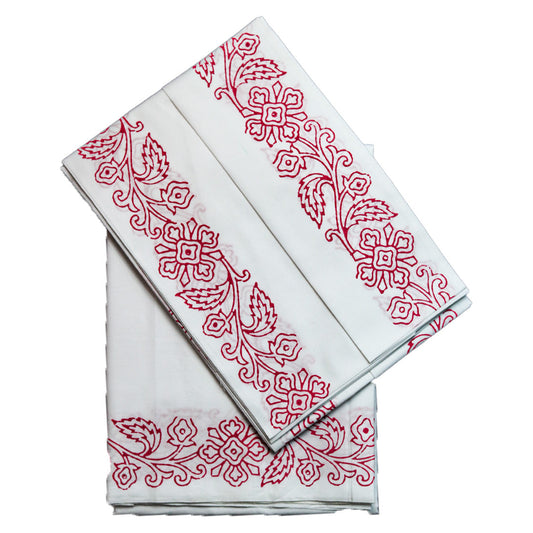 Stylish Printed Dhoti (10x6): Modern Patterns for Elegant Traditional Wear Ratnadeep Dhoti