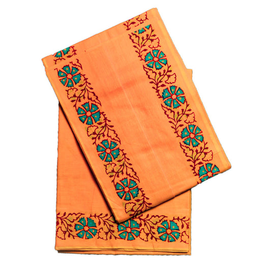 Stylish Printed Dhoti (10x6): Modern Patterns for Elegant Traditional Wear Ratnadeep Dhoti