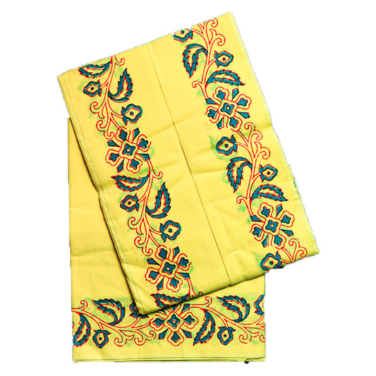 Stylish Printed Dhoti (10x6): Modern Patterns for Elegant Traditional Wear Ratnadeep Dhoti