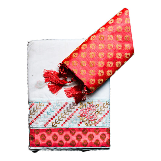 Abhishek Jod  with White and Gray Color combinations (10x6) ratnadeepdhoti