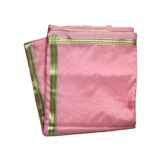 Semi Silk Dhoti Set: Perfect for Puja, Temple, and Festive Occasions ratnadeepdhoti