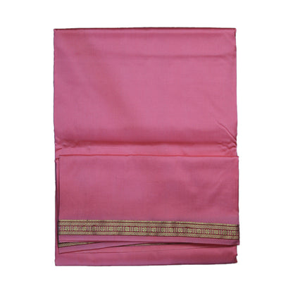 Silk Elegant Border Dhoti: Artificial Silk With Simple Design ratnadeepdhoti