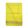 Silk Elegant Border Dhoti: Artificial Silk With Simple Design ratnadeepdhoti