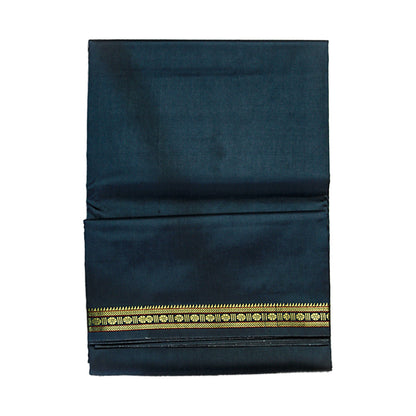 Silk Elegant Border Dhoti: Artificial Silk With Simple Design ratnadeepdhoti