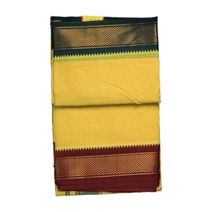 Ganga Jamuna Jodi Dhoti (10x6): A Blend of Tradition and Grace Ratnadeep Dhoti