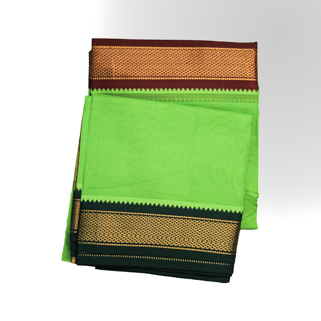 Ganga Jamuna Jodi Dhoti (10x6): A Blend of Tradition and Grace Ratnadeep Dhoti