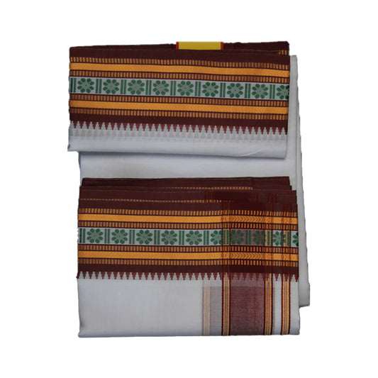 New Pattern Cotton Dhoti (4.5 Mtr): Stylish Comfort for Everyday Wear Ratnadeep Dhoti