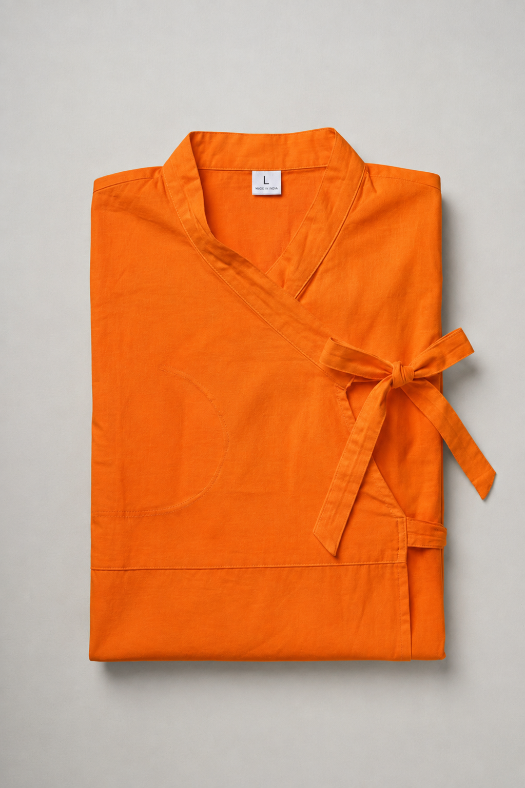 Large Orange bagal bandi for men