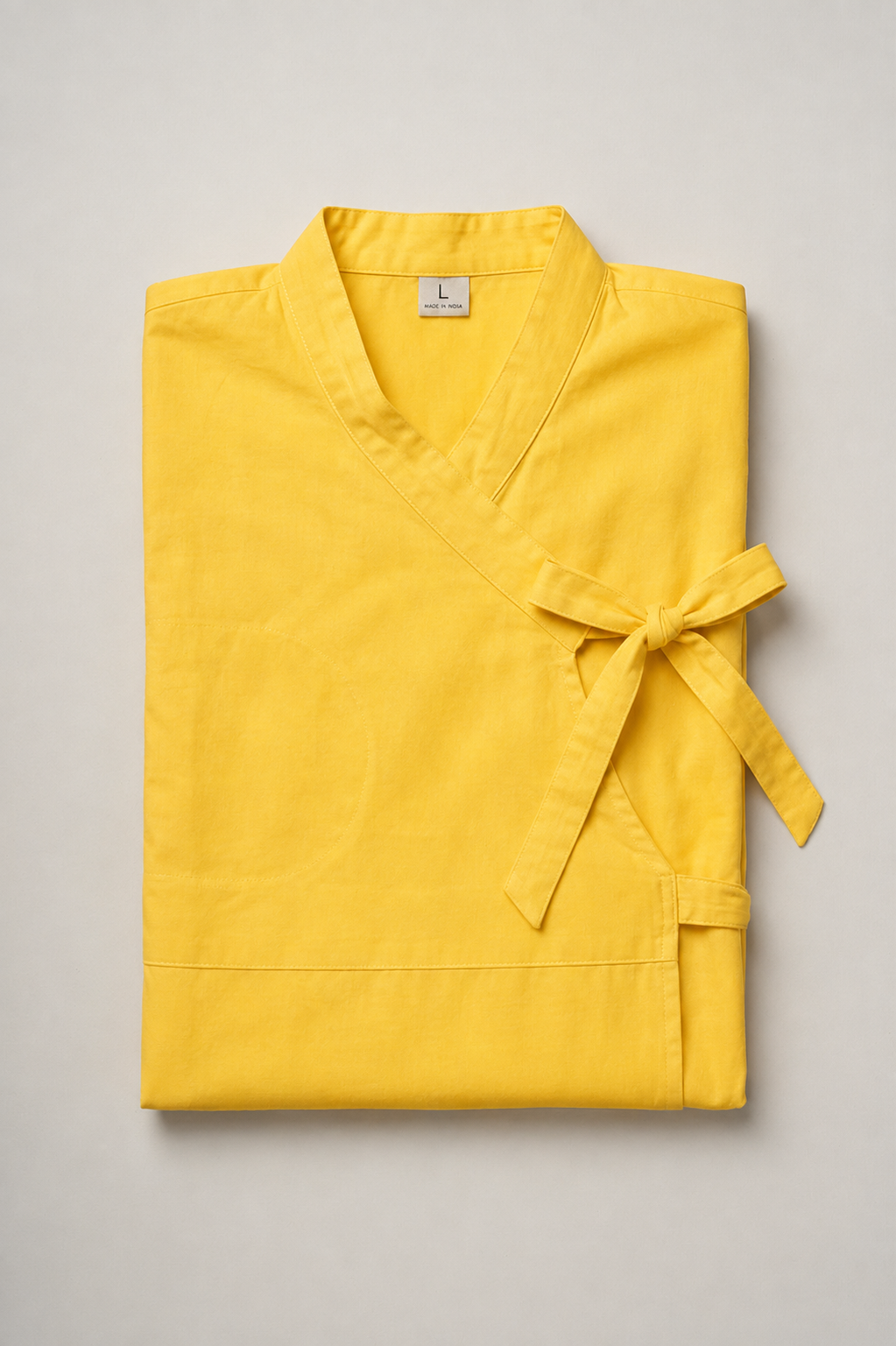 Large Yellow Bagal Bandi for Men