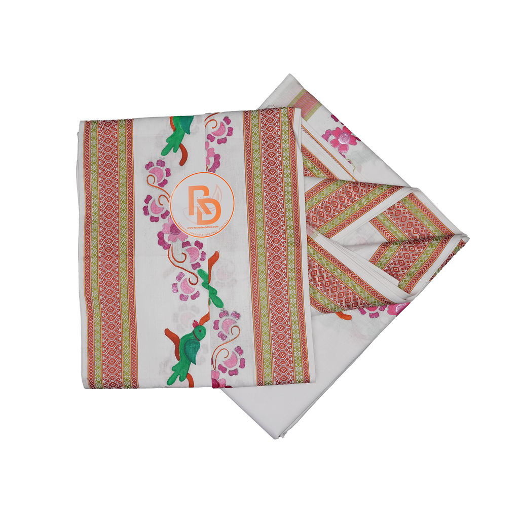 Folded Cotton Dhoti