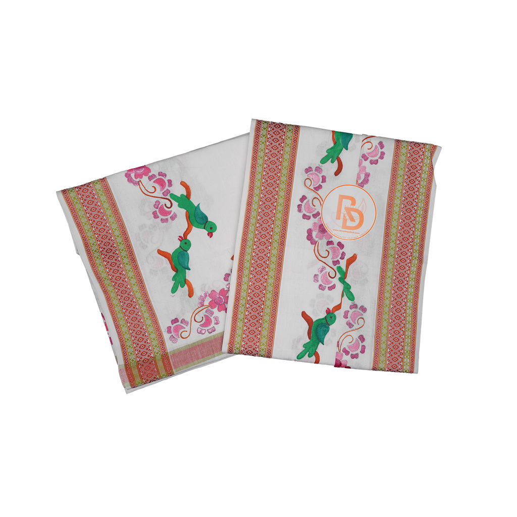 Folded Cotton Dhoti