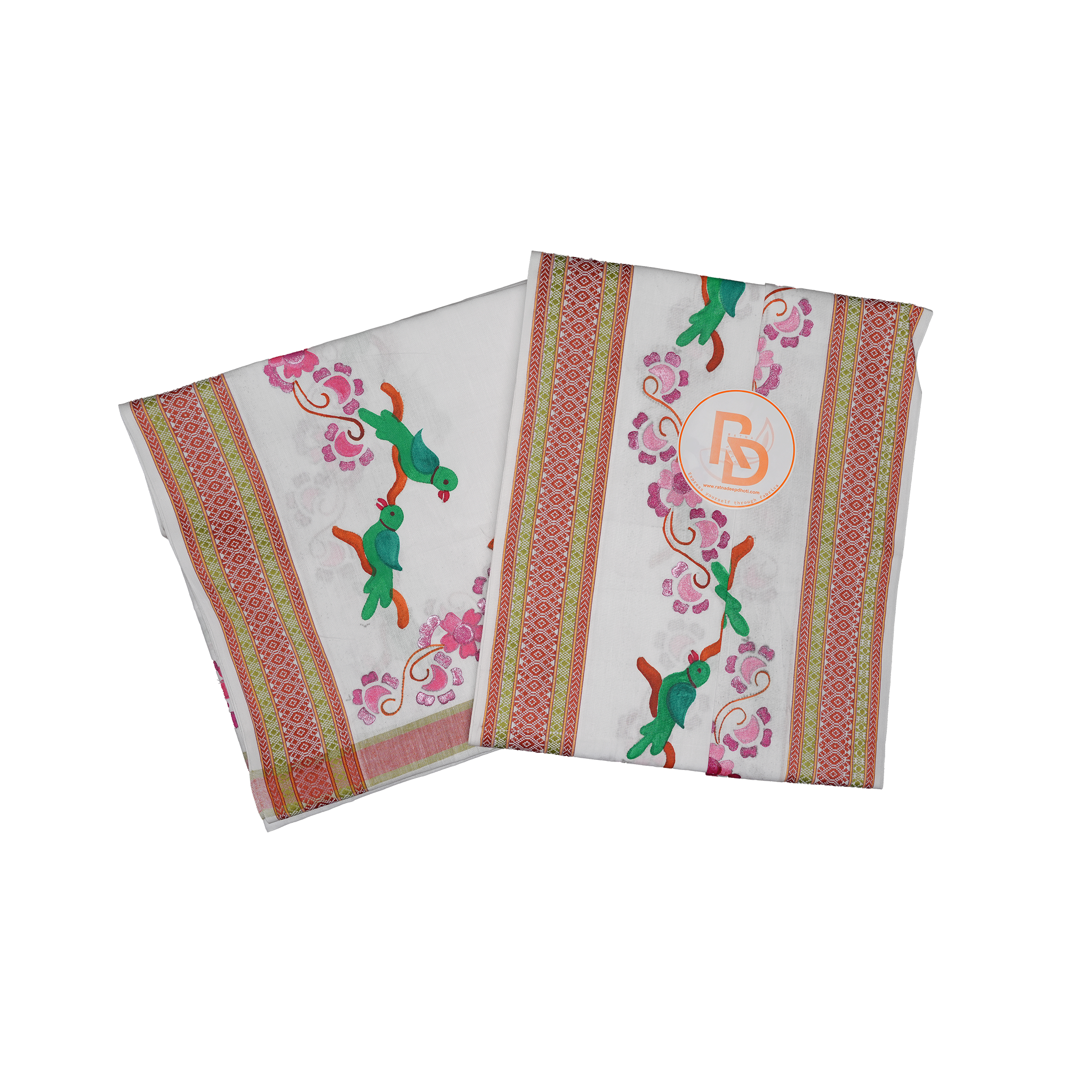Folded Cotton Dhoti
