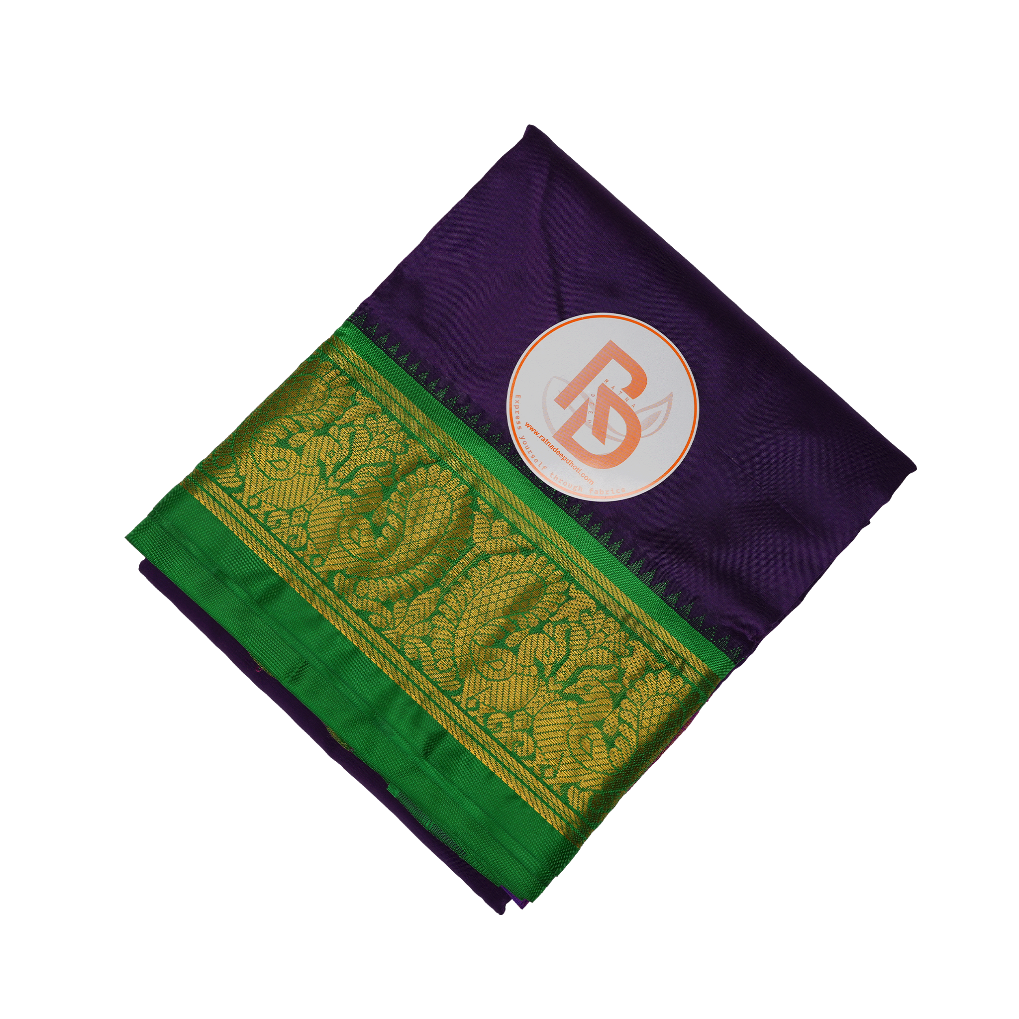 Folded Silk Dhoti
