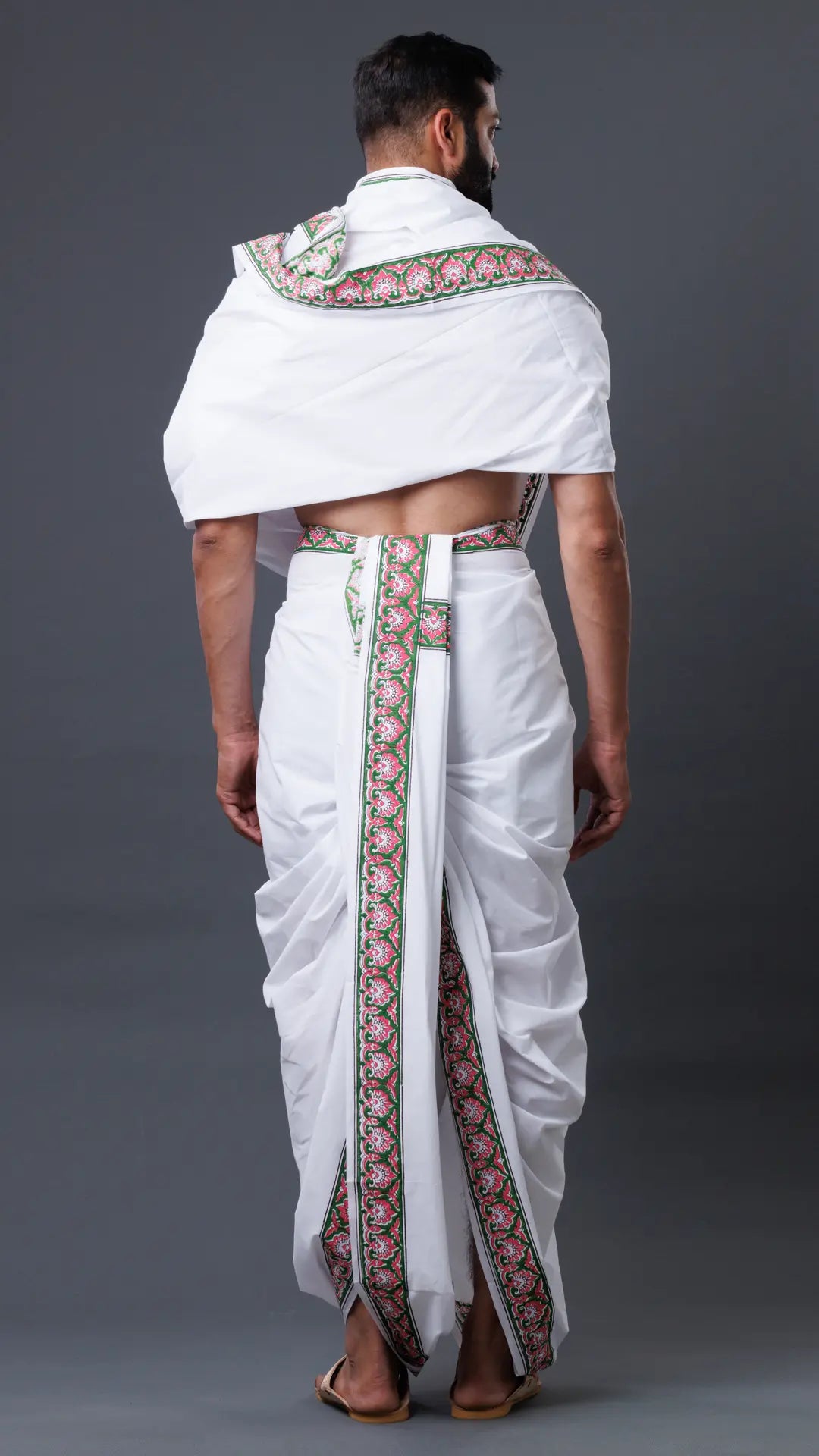Cotton White Dhoti ratnadeepdhoti