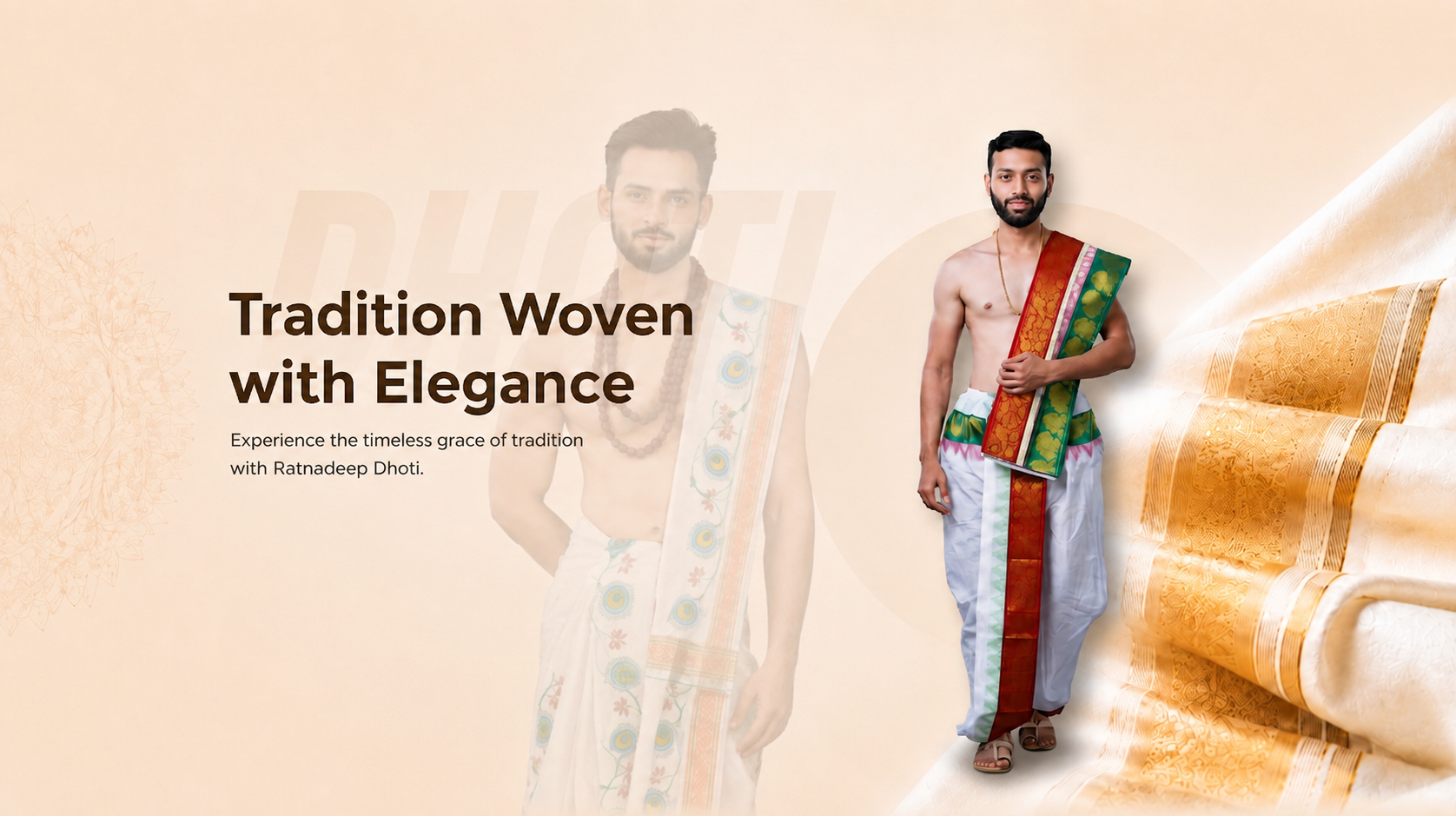 Ratnadeep dhoti hero section image