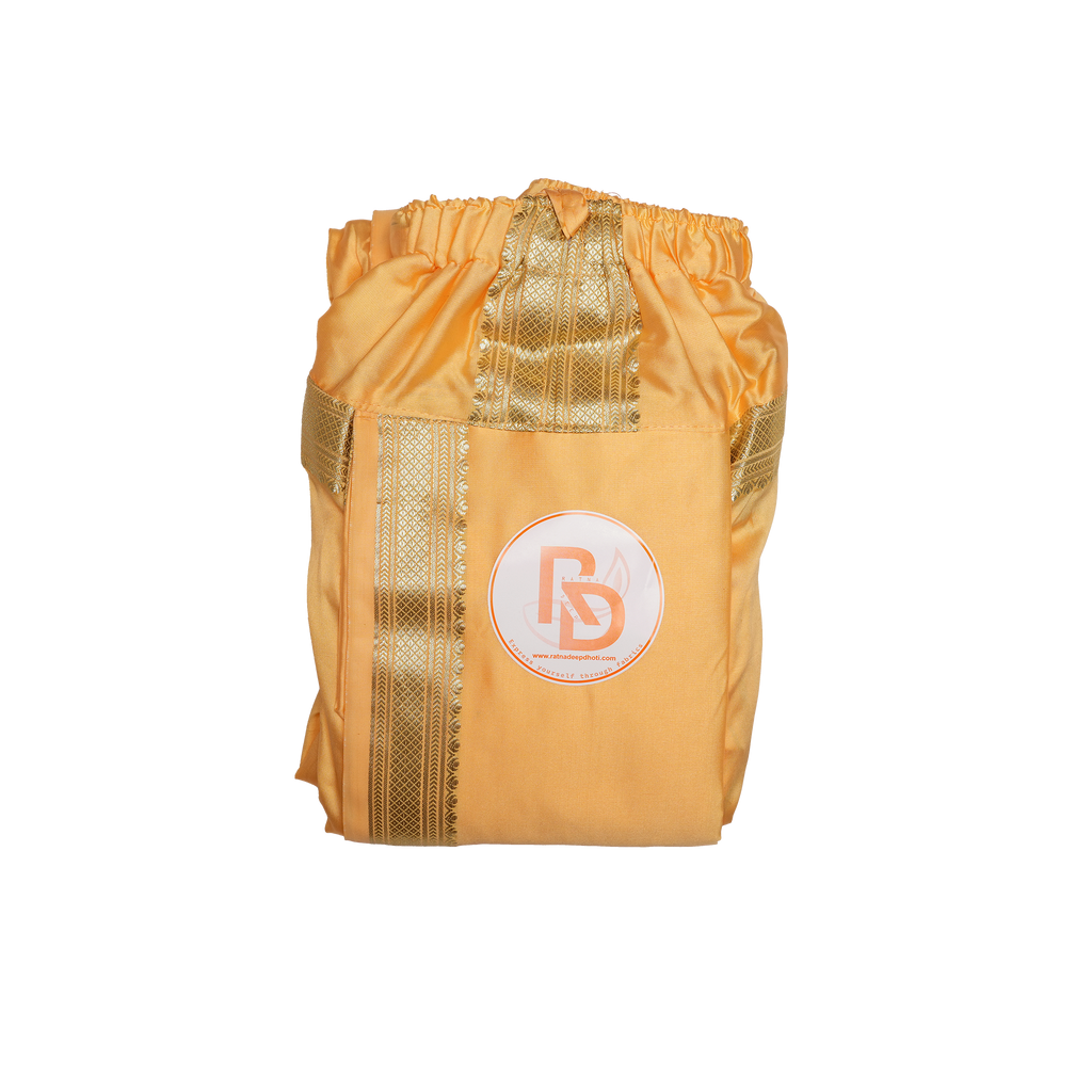 Luxury Readymade Silk Dhoti for Men with Elegant Finish