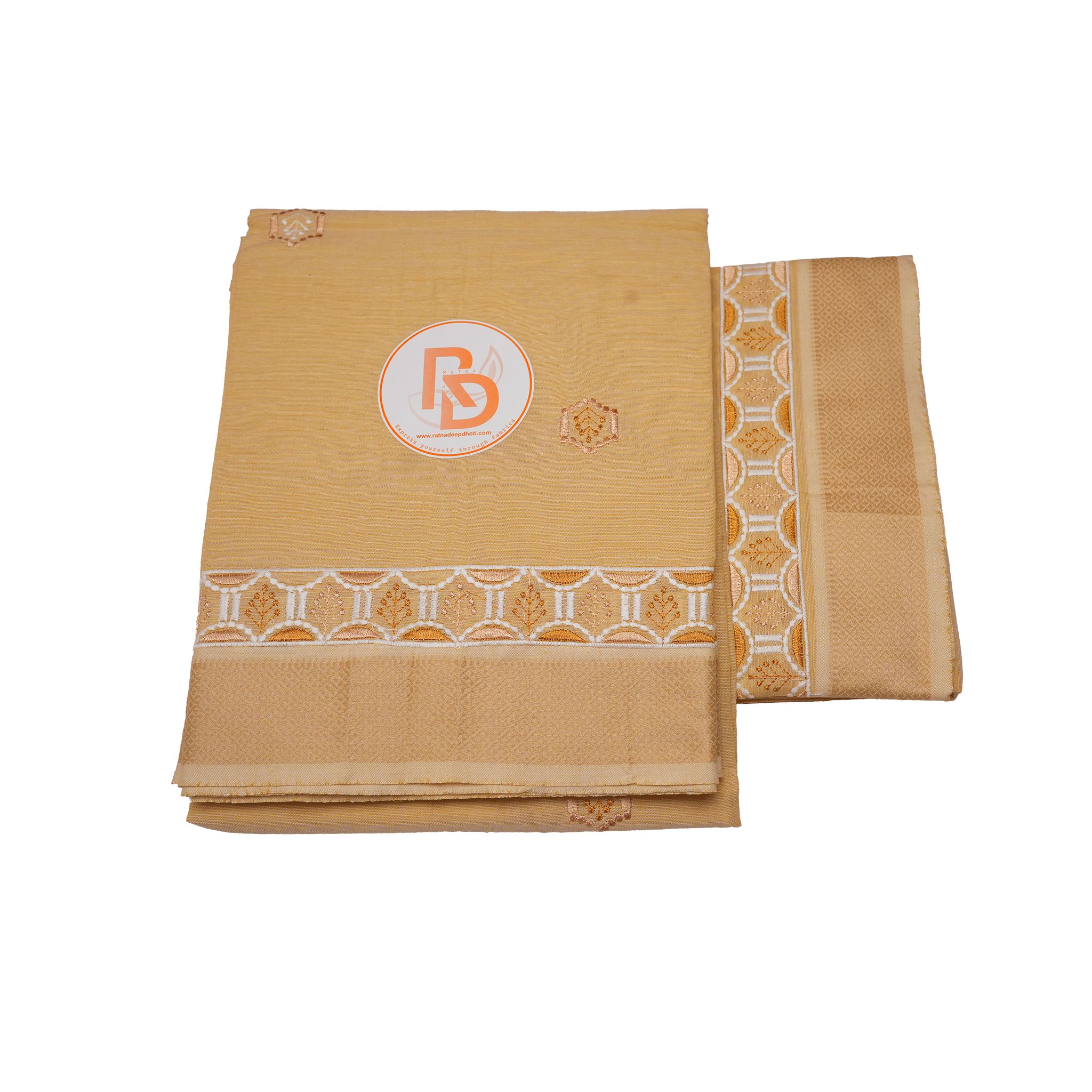 Golden Yellow Dhoti Set