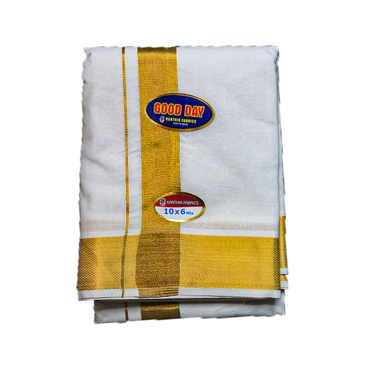 Good Day 100K Cotton Dhoti (10x6) Ratnadeep Dhoti