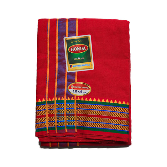 Honda Red Jod Dhoti(10x6) Ratnadeep Dhoti